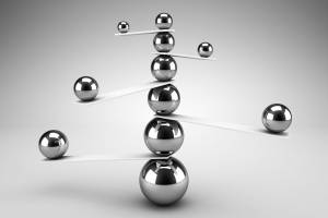 Balancing spheres